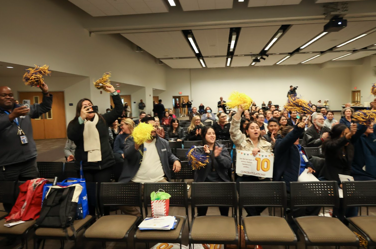 UCR Staff celebrating 10 years of service