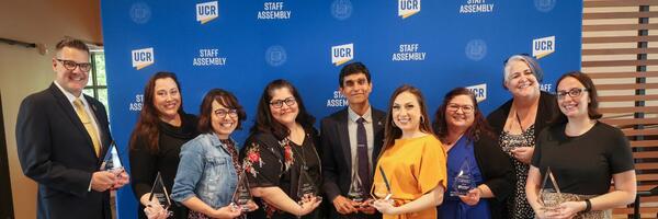 Staff Assembly Executive Board at 2023 Outstanding Staff Awards